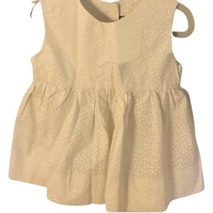 GIRL IVORY COTTON DRESS